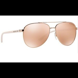 Michael Kors Hvar mirrored aviator sunglasses